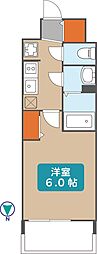 プレサンス鶴舞駅前レジス 1Kの間取図画像
