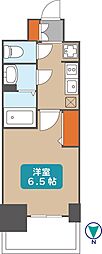 プレサンス広小路通葵 1Kの間取図画像