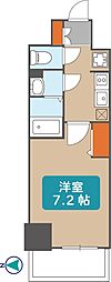 プレサンス久屋大通公園セラフィ 1Kの間取図画像