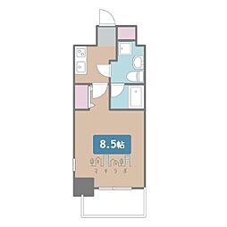 ASレジデンス上前津 1Kの間取図画像