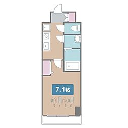 名古屋市千種区内山2丁目マンション 1Kの間取図画像