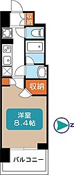 ブランシエスタ泉 1Kの間取図画像