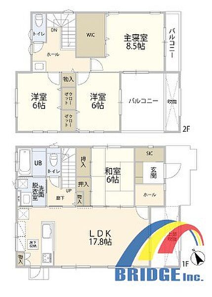 間取りを拡大表示