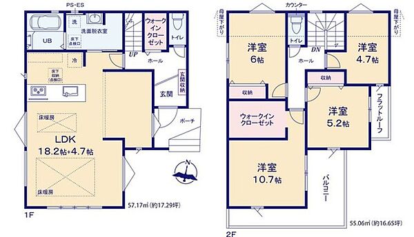 間取りを拡大表示