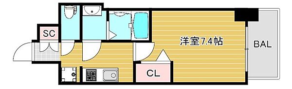 ファステート難波グランプリ 1003｜大阪府大阪市浪速区塩草3丁目(賃貸マンション1K・10階・24.19㎡)の写真 その22