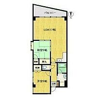 大阪府大阪市浪速区敷津東3丁目6-8（賃貸マンション2LDK・2階・60.95㎡） その2