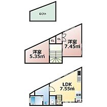 COURT AND ROJI 福I  ｜ 大阪府大阪市西成区千本北1丁目（賃貸アパート2LDK・1階・32.58㎡） その2