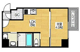 大阪府大阪市浪速区敷津西1丁目（賃貸マンション1LDK・8階・30.00㎡） その2