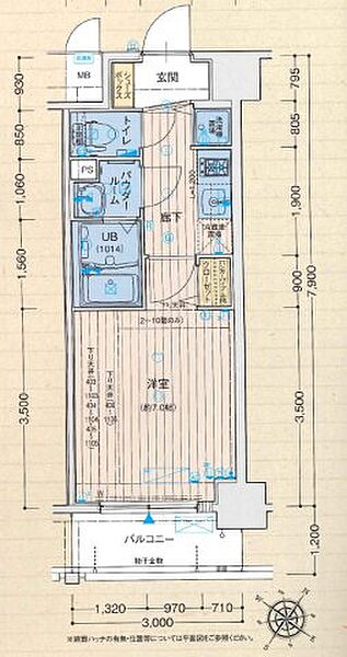 アドバンス西梅田グルーブ 406｜大阪府大阪市北区大淀北2丁目(賃貸マンション1K・4階・23.70㎡)の写真 その2