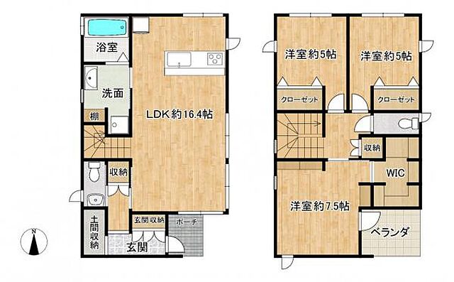 間取り 八幡市男山長沢