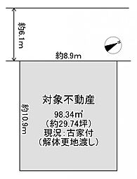 物件画像 八幡市橋本堂ケ原　売土地