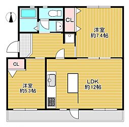 物件画像 男山第三住宅（男山第3住宅）3階　210