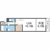 大阪府大阪市浪速区敷津西1丁目（賃貸アパート1LDK・3階・38.75㎡） その2