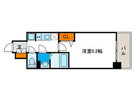 プレサンスOSAKADOMECITYビーツ  ｜ 大阪府大阪市西区九条2丁目（賃貸マンション1K・5階・22.23㎡） その2