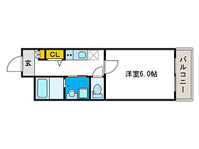 メリー大正  ｜ 大阪府大阪市大正区三軒家東1丁目（賃貸マンション1K・8階・25.00㎡） その2