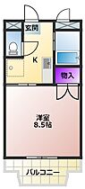 三好ヶ丘ハイツ 1-H ｜ 愛知県みよし市三好丘8丁目15-1（賃貸マンション1K・1階・24.75㎡） その2