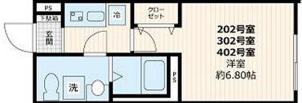 ベルシードステアー武蔵関 202｜東京都練馬区関町東１丁目(賃貸マンション1K・2階・22.12㎡)の写真 その2