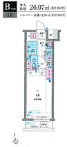 ジェノヴィア東向島スカイガーデン 303 ｜ 東京都墨田区堤通１丁目17-5（賃貸マンション1K・3階・26.07㎡） その2