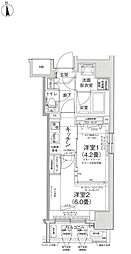 アイルプレミアム池袋ノルド 2Kの間取図画像