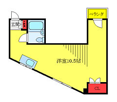 東京都北区王子本町1丁目（賃貸マンション1R・2階・22.75㎡） その2