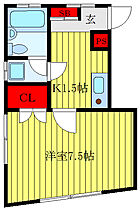 プリンセスハイツF棟  ｜ 東京都荒川区東日暮里6丁目（賃貸マンション1K・3階・23.00㎡） その2