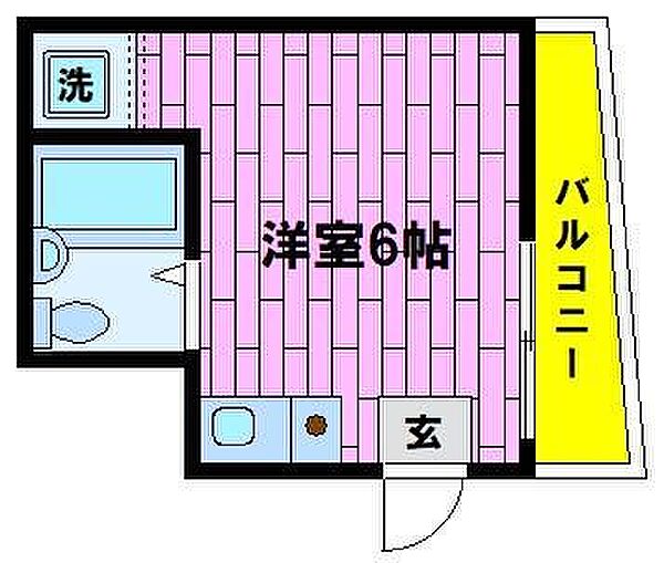 東京都板橋区若木2丁目(賃貸アパート1R・1階・11.00㎡)の写真 その2