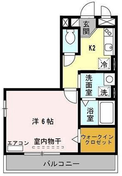 トレビナ北戸田 ｜埼玉県戸田市大字新曽(賃貸アパート1K・2階・27.86㎡)の写真 その2