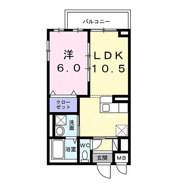 ロイヤルパイン　ストリーム 201｜東京都板橋区蓮根1丁目(賃貸マンション1LDK・2階・40.21㎡)の写真 その2