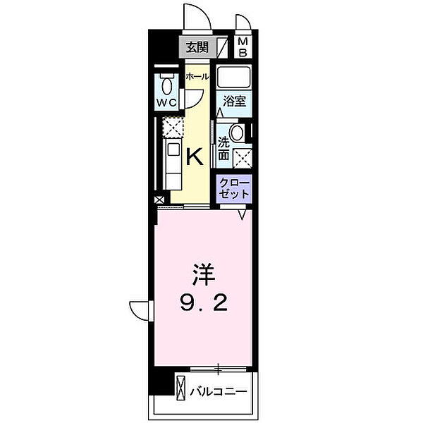 エーヴィッヒカイト 206｜東京都板橋区成増3丁目(賃貸マンション1K・2階・30.96㎡)の写真 その2