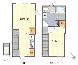 ノーザンロード上板橋 201 ｜ 東京都練馬区北町1丁目4-6（賃貸アパート1LDK・2階・40.36㎡） その2