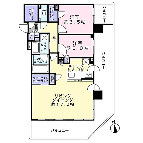 間取り シティタワーズ東京ベイ　ウエストタワー 30階/-
