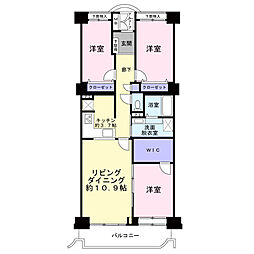 加賀ガーデンハイツ 3LDKの間取図画像