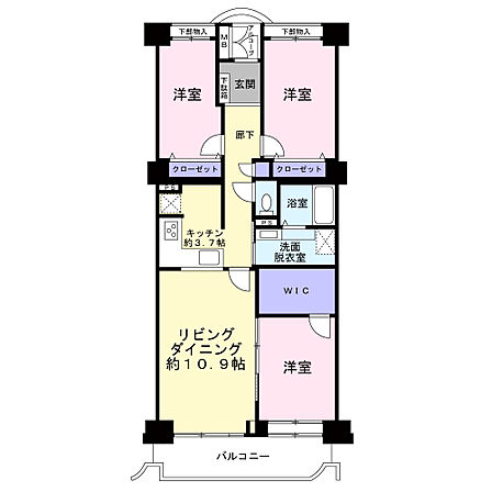 2016年にフルリフォーム済みの3LDK。丁寧に使われており、室内は非常に綺麗な状態を維持。全居室収納付きでWICも完備、そのままご入居いただけるコンディションです。