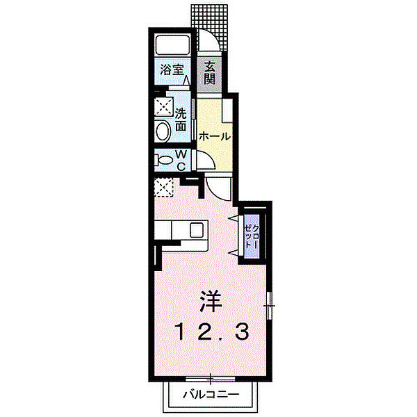 ミーティアII 101｜鳥取県倉吉市伊木(賃貸アパート1R・1階・32.90㎡)の写真 その2