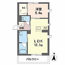 シャーメゾン　桜の杜テラス 301 ｜ 鳥取県倉吉市上井町2丁目8-7（賃貸マンション1LDK・3階・43.86㎡） その2