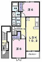 ｆｅｌｉｃｅ（フェリーチェ）Ａ 203 ｜ 鳥取県鳥取市青谷町青谷524-1（賃貸アパート2LDK・2階・57.02㎡） その2