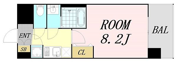 セレニテ江坂ミラク ｜大阪府吹田市江坂町1丁目(賃貸マンション1K・7階・26.10㎡)の写真 その2