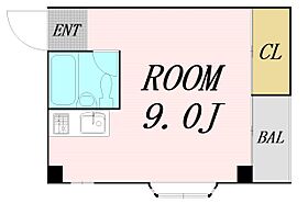 大阪府大阪市西区川口2丁目（賃貸マンション1R・5階・19.42㎡） その1