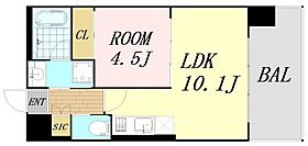 大阪府大阪市西区川口3丁目（賃貸マンション1LDK・5階・35.42㎡） その2