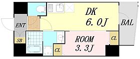 大阪府豊中市本町4丁目（賃貸マンション1DK・8階・26.11㎡） その2