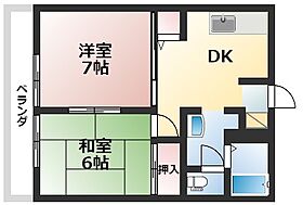 FコーポVI 603 ｜ 栃木県栃木市片柳町2丁目41-6（賃貸アパート2DK・2階・38.50㎡） その2