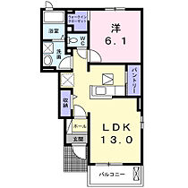 エスパシオＢ 104 ｜ 栃木県栃木市大平町下皆川2110番地3（賃貸アパート1LDK・1階・45.77㎡） その2