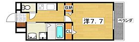 大阪府枚方市南中振２丁目（賃貸アパート1K・1階・27.02㎡） その2