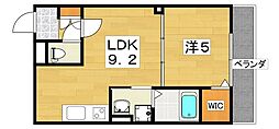 Gran　Claudia寝屋川 1階1LDKの間取り