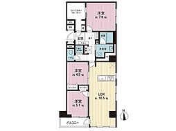 間取図画像 3LDK