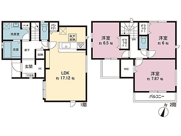 間取りを拡大表示