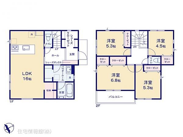 間取りを拡大表示