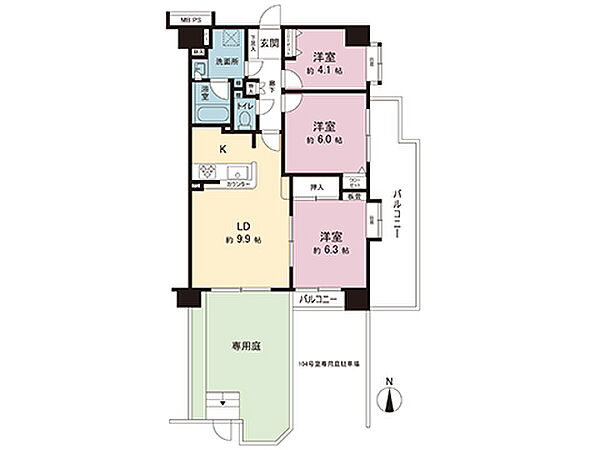 間取りを拡大表示