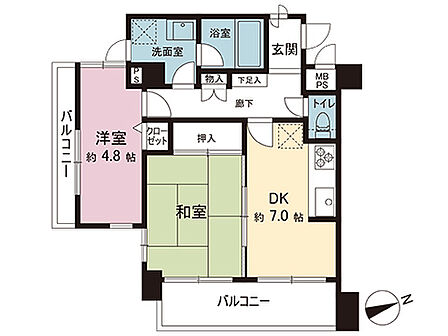 間取図です。図面と異なる場合は現況を優先させていただきます。