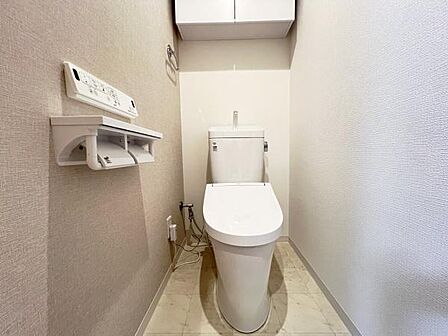 ほっと安らげるトイレ空間です。